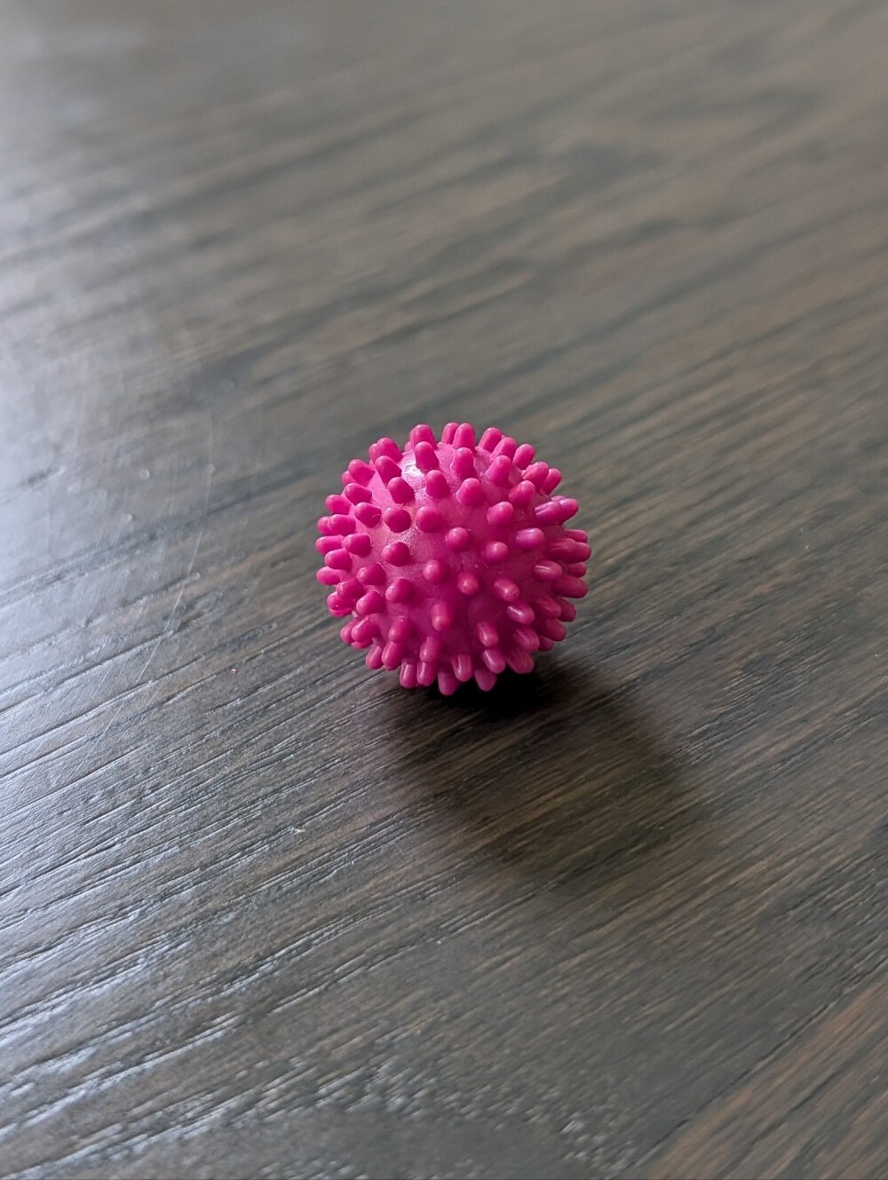 Mini Pink Spiky Rubber Sensory Ball Fidget Toy 1"